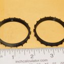 Pair Lesney Matchbox Kingsize Case Bulldozer Replacement Tracks Toy Part Main Image