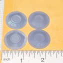 Set 4 Structo 3D Printed Plastic Replacement 1-1/16" Hubcap Toy Parts Main Image