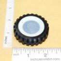 Set 4 Structo 3D Printed Plastic Replacement 1-1/16" Hubcap Toy Parts Alternate View 3