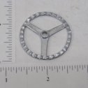 Custom 3 Spoke 1.25" Dia Flat Steering Wheel w/Grips Main Image