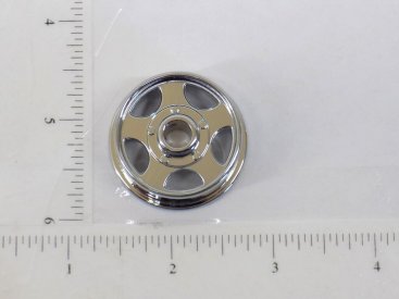 Single Chrome Plated Smith Miller 5 Spoke Cast Replacement Wheel Part Main Image Single Chrome Plated Smith Miller 5 Spoke Cast Replacement Wheel Part Main Image