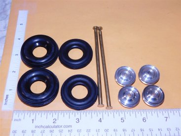 Cox Thimble Drome Special Pusher Wheel/Tire/Axle Replacement Part Set Main Image Cox Thimble Drome Special Pusher Wheel/Tire/Axle Replacement Part Set Main Image