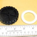 Structo 3D Printed Plastic Replacement Wheel & Whitewall Toy Part Alternate View 2