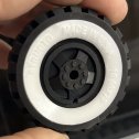 Set 4 Structo 3D Printed Plastic Replacement Wheel & Insert Toy Parts Alternate View 2