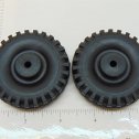 Pair of Rubber Tonka Script Tire Toy Parts Main Image