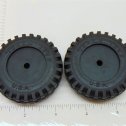 Pair of Rubber Tonka Script Tire Toy Parts Alternate View 2