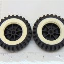 Set of 2 Tonka Plastic Wheels/Inserts Replacement Toy Parts Main Image