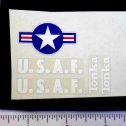 Tonka US Air Force Jeep/Truck Stickers Main Image