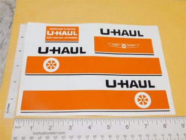 Nylint 1980's Style UHaul Dual Axle Trailer Replacement Sticker Set Main Image Nylint 1980's Style UHaul Dual Axle Trailer Replacement Sticker Set Main Image