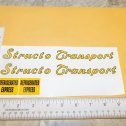 Structo Refrigerated Express Transport Semi Truck Replacement Sticker Set Main Image
