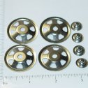 Set of 4 Buckeye Toy Trucks Replacement Hubcaps Toy Part Main Image