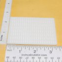 Buddy L Mack Truck 3D Printed White Grill Insert Replacement Toy Part Alternate View 1
