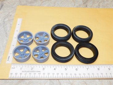 Custom 3D Printed Tonka/Buddy L 5 Spoke Wheel & Truck Tire Toy Parts Main Image Custom 3D Printed Tonka/Buddy L 5 Spoke Wheel & Truck Tire Toy Parts Main Image