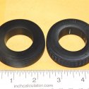 Pr Custom 3D Printed Tonka/Smith Miller Steer/Trailer Tire Toy Parts Main Image