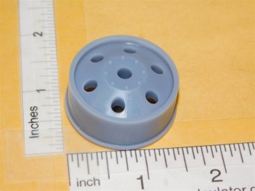 Marx 3D Printed Plastic Gray Budd Style Wheel Replacement Toy Part Main Image