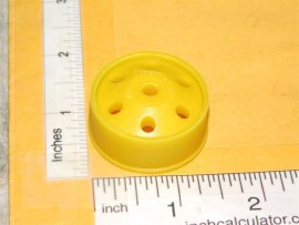 Marx 3D Printed Plastic Yellow Budd Style Wheel Replacement Toy Part