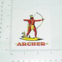 3" Tall Archer Oil Sticker Main Image