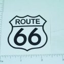 2" Wide Route 66 Badge Sticker Main Image