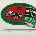 5" Wide 1953 Bardahl Motor Oil Oval Sticker Main Image