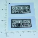 Pair All American Galion Dump Truck Sticker Set Main Image