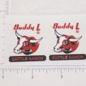 Pair Buddy L GMC Cattle Ranch Stake Truck Stickers Main Image