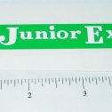 Buddy L Junior Excavator Replacement Sticker Main Image
