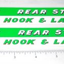 Pair Buddy L Rear Steer Hook N Ladder Truck Stickers Main Image