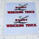 Pair Buddy L War Era Wood Wrecking Truck Stickers Main Image