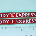 Pair Buddy L Pre War Express Line Truck Stickers Main Image
