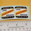 Buddy L Electronic Loud Speaker Truck Replacement Stickers Main Image
