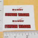 Buddy L Ladder WWII Era Wood Station Wagon Toy Car Replacement Stickers Main Image