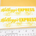 Banner Kellogg's Express Delivery Truck Replacement Sticker Set Main Image