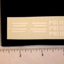 Corgi #406 Buick Police Car Sticker Set Main Image