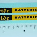 Dinky Toys Exide London Bus Sticker Pair Main Image