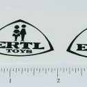 Pair Ertl IHC Fleetstar Black Logo Stickers ET-006B Main Image
