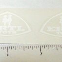 Pair Ertl IHC Fleetstar White Logo Stickers Main Image