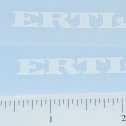 Pair Ertl Fleetstar Door White Text Logo Stickers ET-018W Main Image