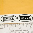 Ertl Fleetstar/Loadstar Oval Door Logo Replacement Sticker Set Main Image