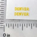 Matchbox 29C Fire Pumper Truck Decal Set Main Image