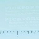 Pair Matchbox #46B Pickfords Moving Van Stickers Main Image