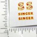 Matchbox 59AThames Singer Van Sticker Set Main Image