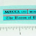 Matchbox #5C Baron of Beef London Bus Stickers Main Image