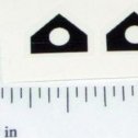 Matchbox Kingsize #K-10B Pipe Truck Sticker Pair Main Image
