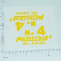 Metalcraft #4 Toy Shovel Vehicle Sticker Pair Main Image
