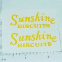 Pair Metalcraft Sunshine Biscuits Stake Truck Stickers Main Image