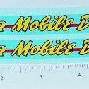 Pair Marx Lumar Mobile Dump Truck Sticker Set Main Image