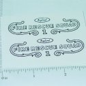 Pair Nylint Ford Econoline Fire-Rescue Van Stickers Main Image