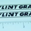 Pair Nylint Road Grader Replacement Stickers Main Image