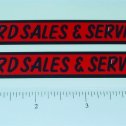 Nylint Ford Sales & Service Pickup Sticker Set Main Image