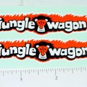 Pair Nylint Ford Econoline Jungle Wagon Stickers Main Image